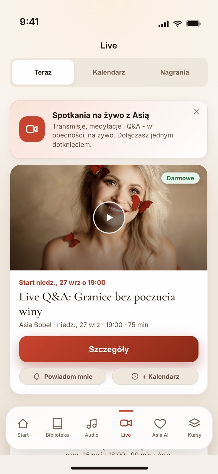 Aplikacja Doktor Miłość, ekran 4